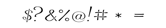 Promocyja Font OTHER CHARS