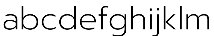 Prompt ExtraLight Font LOWERCASE