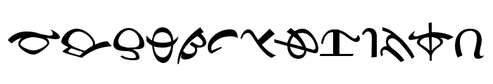 Protobesh AF Font UPPERCASE