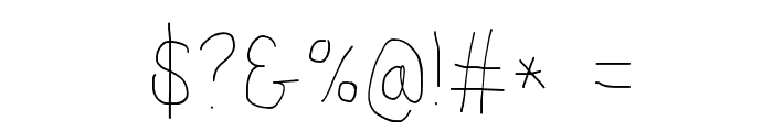 Proton Book Condensed Font OTHER CHARS