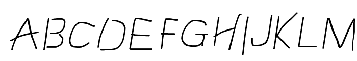 Proton ExtraBold Extended Italic Font UPPERCASE