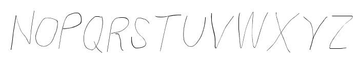 Proton Hairline Condensed Italic Font UPPERCASE