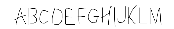 Proton Regular Condensed Font UPPERCASE