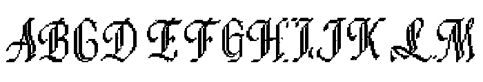 Proton Style Font UPPERCASE