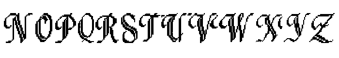 Proton Style Font UPPERCASE