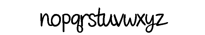 Proud Hammy Mom Font LOWERCASE