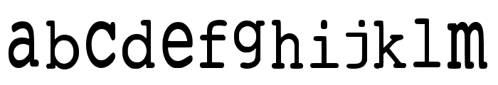 Prowritingservice Regular Font LOWERCASE
