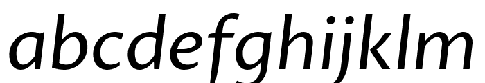 Proza Libre Italic Font LOWERCASE