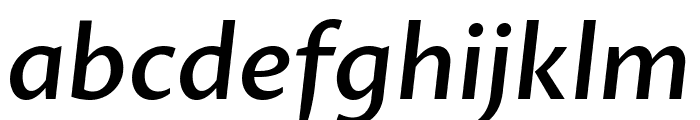 Proza Libre Medium Italic Font LOWERCASE