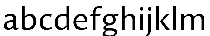 Proza Libre Regular Font LOWERCASE