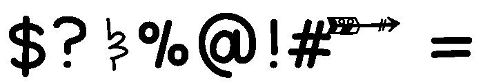 profeshhh Font OTHER CHARS