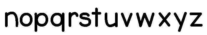 profeshhh Font LOWERCASE