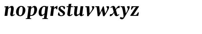 Pratt Nova Bold Italic Font LOWERCASE