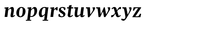Pratt Nova Text Bold Italic Font LOWERCASE