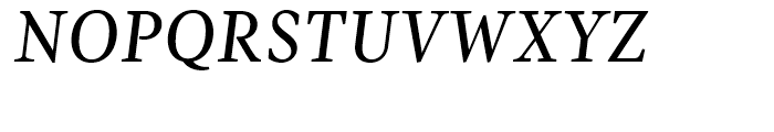 Pratt Nova Text Regular Italic Font UPPERCASE