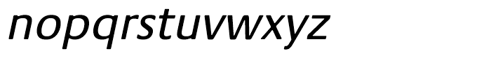 Praxis Regular Oblique Font LOWERCASE