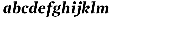 Prensa Bold Italic Font LOWERCASE