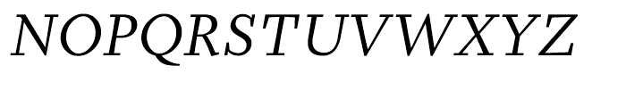 Prensa Book SmallCaps Italic Font UPPERCASE