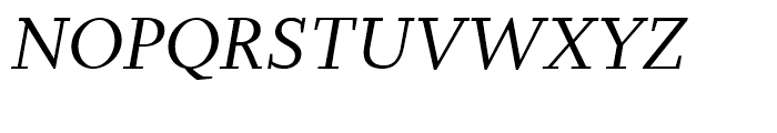 Prensa Display Book Italic Font UPPERCASE