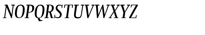 Prensa Display Compressed Regular Italic Font UPPERCASE