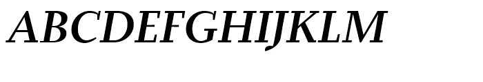 Prensa Display Semi Bold Italic Font UPPERCASE