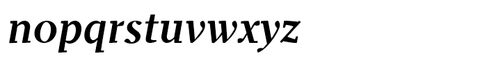 Prensa Display Semi Bold Italic Font LOWERCASE