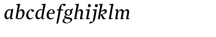 Prensa Regular Italic Font LOWERCASE
