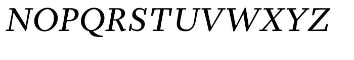 Prensa Regular SmallCaps Italic Font UPPERCASE