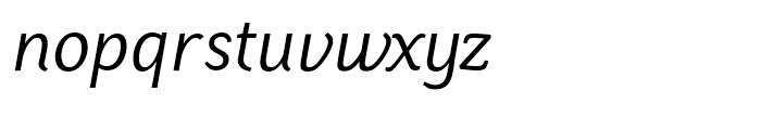 Presence Italic Font LOWERCASE
