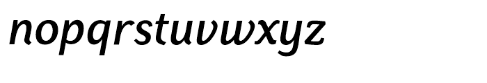 Presence Medium Italic Font LOWERCASE