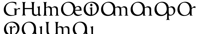 Prestige E Normal Font UPPERCASE