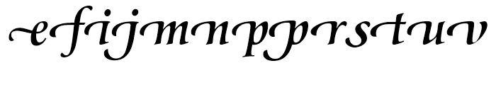 Prestige G Medium Font LOWERCASE