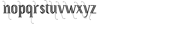 Prevya Display Adorno Font LOWERCASE