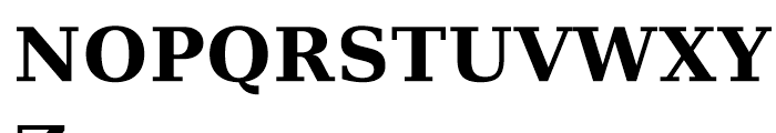 Prima Serif Bold Font UPPERCASE