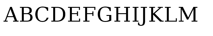 Prima Serif Roman Font UPPERCASE