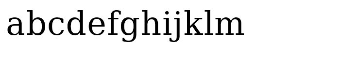 Prima Serif Roman Font LOWERCASE