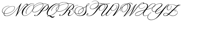 Prints Charming Oblique Font UPPERCASE