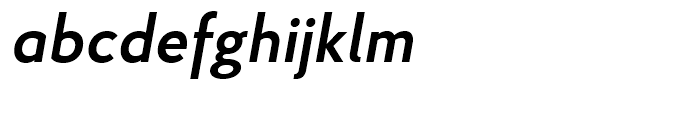 Proba Pro SemiBold Italic Font LOWERCASE