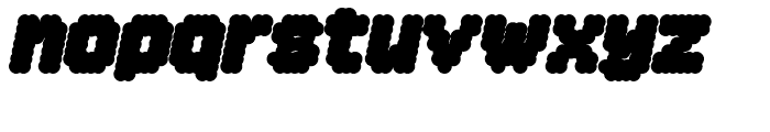 Procyon Bloated Italic Font LOWERCASE