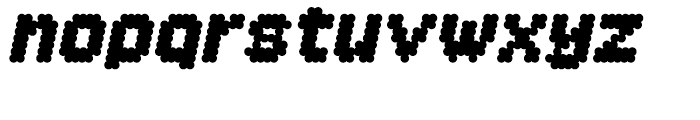 Procyon Fat Italic Font LOWERCASE