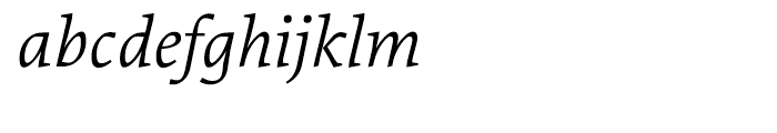 Proforma Book Italic Font LOWERCASE