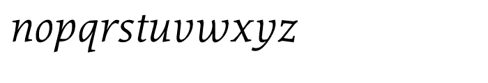 Proforma Book Italic Font LOWERCASE