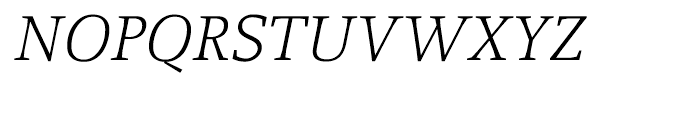 Proforma Light Italic Font UPPERCASE