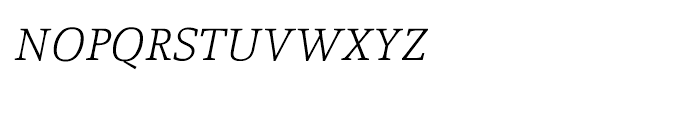 Proforma Ultra Light Italic SC Font LOWERCASE