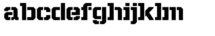 Project Fairfax Bold Font LOWERCASE
