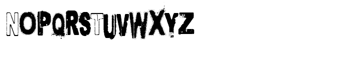 Project X Regular Font LOWERCASE