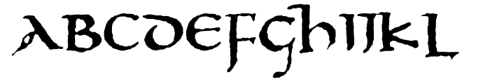 Prophecy Regular Font UPPERCASE