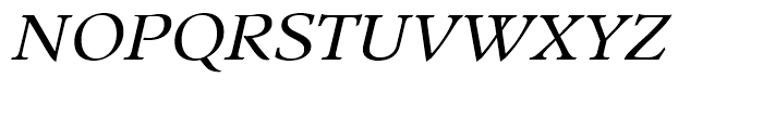 Prospect Italic Font UPPERCASE
