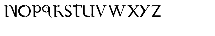 Prototype Plain Font LOWERCASE