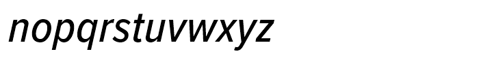 Proxima Nova Condensed Medium Italic Font LOWERCASE